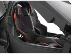 Ferrari LaFerrari Matt Black With Display Case Limited Edition to 78 pieces Worldwide 1/18 Diecast Model Car by BBR