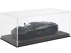 Ferrari LaFerrari Matt Black With Display Case Limited Edition to 78 pieces Worldwide 1/18 Diecast Model Car by BBR