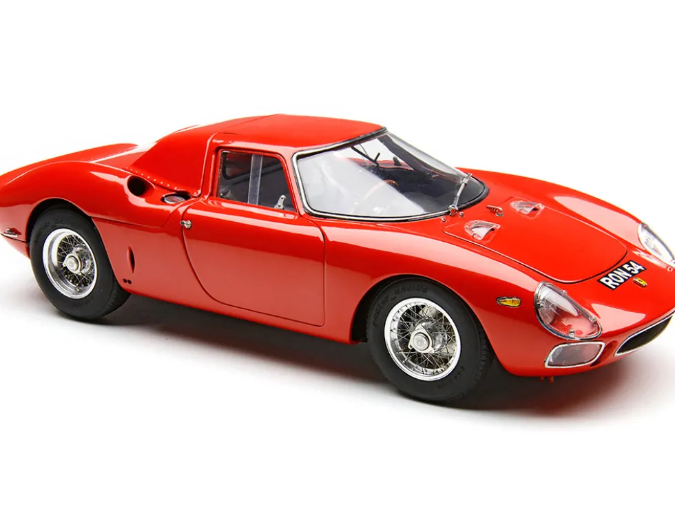 Ferrari 250 LM Race Red "Ron Fry" (1964) Limited Edition 1/18 Diecast Model Car by CMC