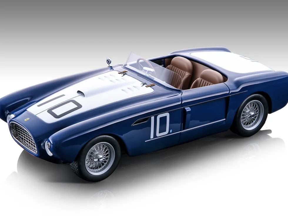 Ferrari 340 Mexico Spyder #10 Bill Spear 2nd Place Pebble Beach 1500cc 1953 Mythos Series Limited Edition to 85 pieces Worldwide 1/18 Model Car Tecnomodel TM18-212B