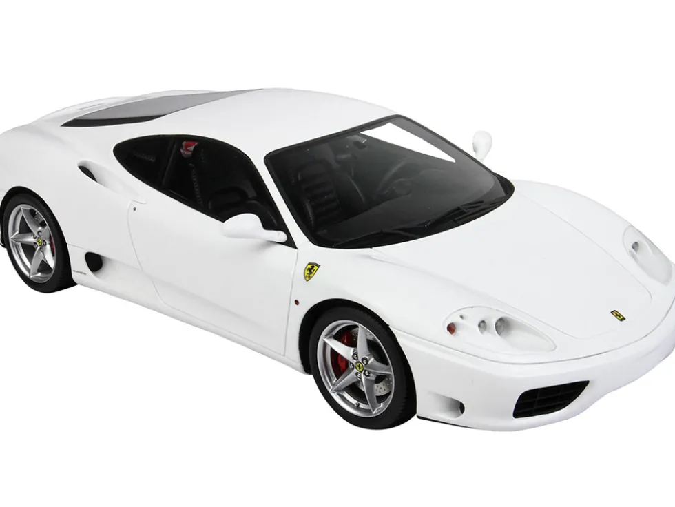 1999 Ferrari 360 Modena White DISPLAY CASE Limited Edition 84 pieces Worldwide 1/18 Model Car BBR P18172C