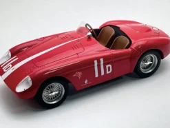 Ferrari 500 Mondial #11 John von Neumann "Pebble Beach" (1956) "Mythos Series" with Display Case Limited Edition to 40 pieces Worldwide 1/18 Model Car by Tecnomodel