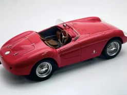 Ferrari 500 Mondial "Press Version 1956" Rosso Corsa Red "Mythos Series" with Display Case Limited Edition to 80 pieces Worldwide 1/18 Model Car by Tecnomodel
