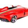 Ferrari Monza SP1 Red with Italian Flag Stripes Signature Series 1/18 Diecast Model Car Bburago 16909