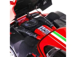Ferrari Monza SP1 Red with Italian Flag Stripes Signature Series 1/18 Diecast Model Car Bburago 16909