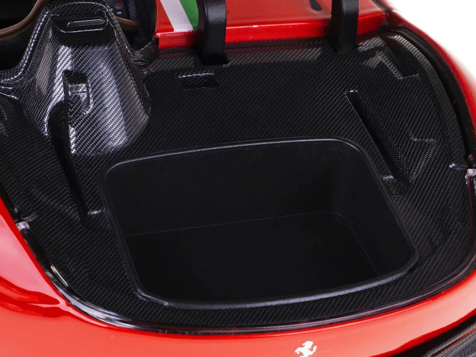 Ferrari Monza SP1 Red with Italian Flag Stripes Signature Series 1/18 Diecast Model Car Bburago 16909