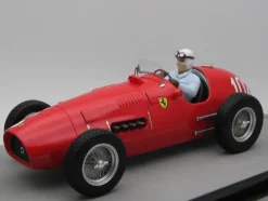 Ferrari 500 #102 Nino Farina 2nd Place Formula Two F2 Nurburgring GP 1952 with Driver Figure Mythos Series Limited Edition to 55 pieces Worldwide 1/18 Model Car Tecnomodel TMD18-66D
