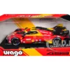 Ferrari 499P #50 Antonio Fuoco - Miguel Molina - Nicklas Nielsen "Ferrari AF Corse" Winner "24 Hours of Le Mans" (2024) "Racing" Series 1/18 Diecast Model Car by Bburago