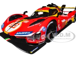 Ferrari 499P #50 Antonio Fuoco - Miguel Molina - Nicklas Nielsen "Ferrari AF Corse" Winner "24 Hours of Le Mans" (2024) "Racing" Series 1/18 Diecast Model Car by Bburago