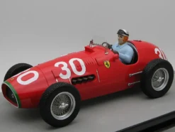 Ferrari 500 #30 Piero Taruffi Winner Formula Two F2 Swiss GP 1952 with Driver Figure Mythos Series Limited Edition to 55 pieces Worldwide 1/18 Model Car Tecnomodel TMD18-66C