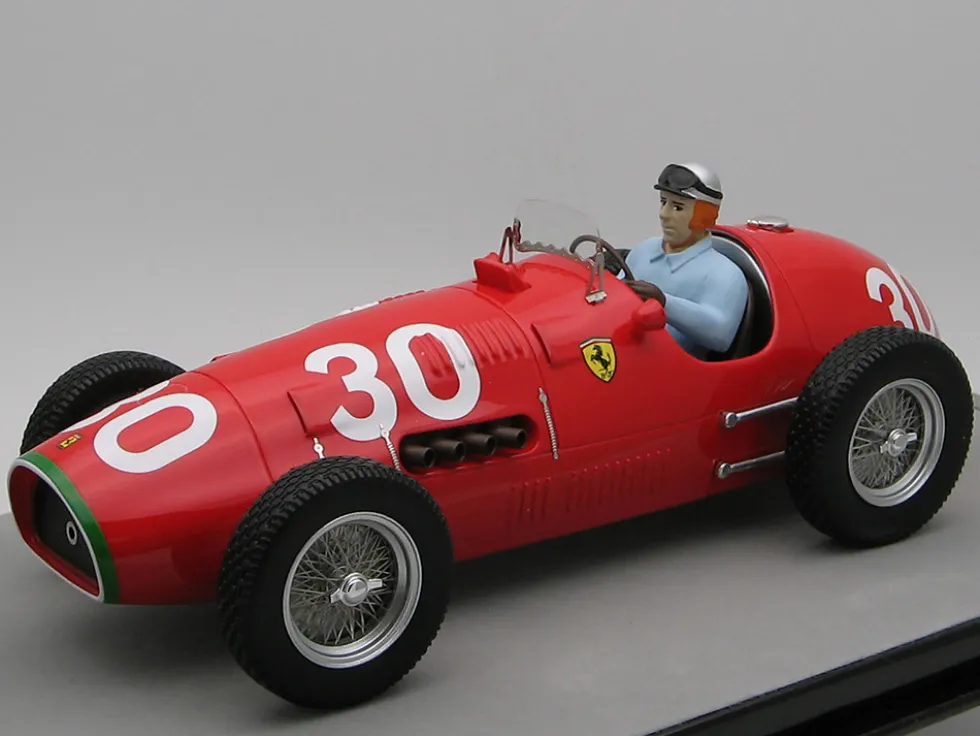 Ferrari 500 #30 Piero Taruffi Winner Formula Two F2 Swiss GP 1952 with Driver Figure Mythos Series Limited Edition to 55 pieces Worldwide 1/18 Model Car Tecnomodel TMD18-66C