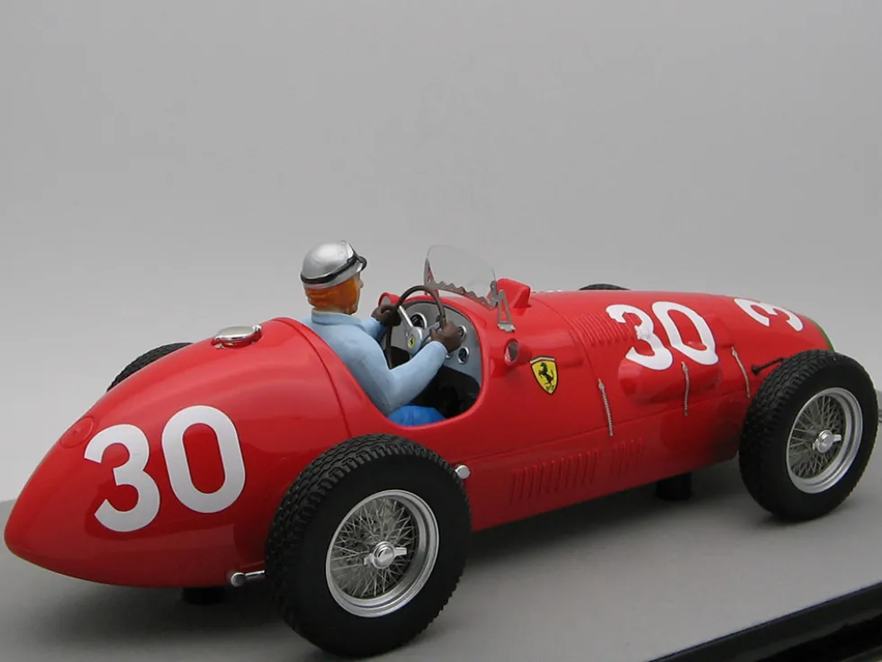 Ferrari 500 #30 Piero Taruffi Winner Formula Two F2 Swiss GP 1952 with Driver Figure Mythos Series Limited Edition to 55 pieces Worldwide 1/18 Model Car Tecnomodel TMD18-66C