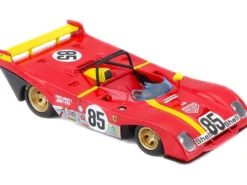 Ferrari 312P #85 Jacky Ickx Mario Andretti 6 Hours Watkins Glen 1972 1/43 Diecast Model Car Bburago 36302