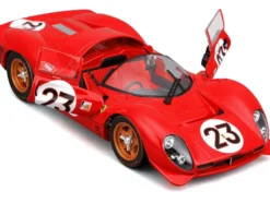 Ferrari 330 P4 #23 Lorenzo Bandini - Chris Amon "Ferrari S.P.A." Winner "24 Hours of Daytona" (1967) "Racing" Series 1/24 Diecast Model Car by Bburago