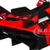 Ferrari 499P Modificata #24 Red with Italian Flag Stripes "Racing" Series 1/18 Diecast Model Car by Bburago