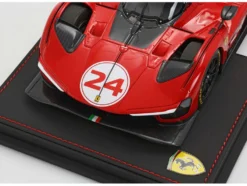 Ferrari 499P Modificata #24 Red with White Stripes 