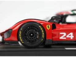 Ferrari 499P Modificata #24 Red with White Stripes 