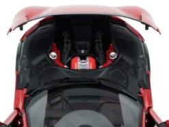 2022 Ferrari Purosangue Rosso Corsa Red with Black Top 1/18 Diecast Model Car by Polistil