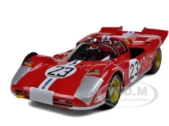 Ferrari 512 S #23 Daytona 1971 B.Adamovicz Elite Edition 1/18 Diecast Model Car Hot Wheels T6930