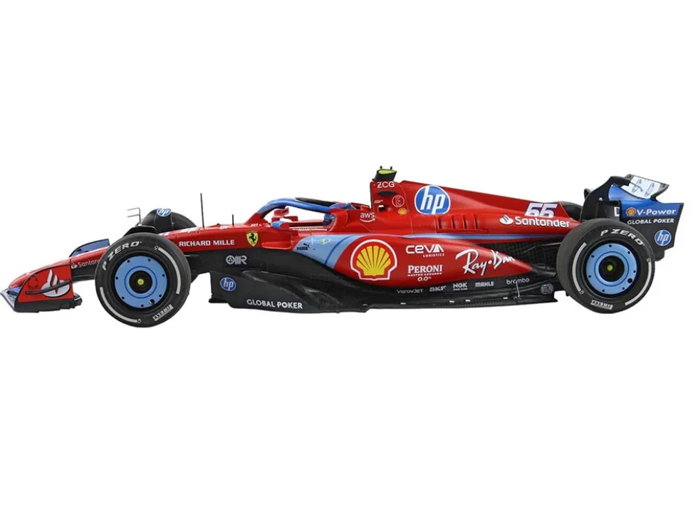 Ferrari SF-24 #55 Carlos Sainz Formula One F1 "Miami GP" (2024) Limited Edition to 96 pieces Worldwide 1/18 Diecast Model Car by BBR