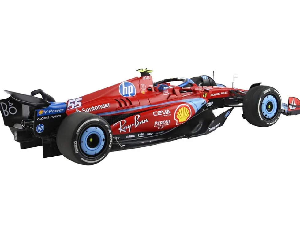 Ferrari SF-24 #55 Carlos Sainz Formula One F1 "Miami GP" (2024) Limited Edition to 96 pieces Worldwide 1/18 Diecast Model Car by BBR