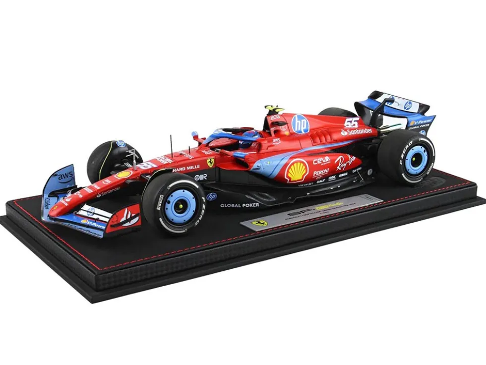 Ferrari SF-24 #55 Carlos Sainz Formula One F1 "Miami GP" (2024) Limited Edition to 96 pieces Worldwide 1/18 Diecast Model Car by BBR