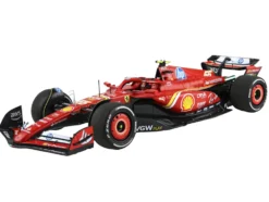 Ferrari SF-24 #55 Carlos Sainz 3rd Place Formula One F1 "Monaco GP" (2024) Limited Edition to 50 pieces Worldwide 1/18 Diecast Model Car by BBR