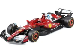 Ferrari SF-25 #16 Charles Leclerc Formula One F1 "World Championship" (2025) with Display Case 1/43 Diecast Model Car by Bburago