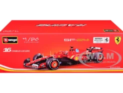 Ferrari SF-24 #16 Charles Leclerc Formula One F1 World Championship (2024) "Formula Racing" Series 1/24 Diecast Model Car by Bburago