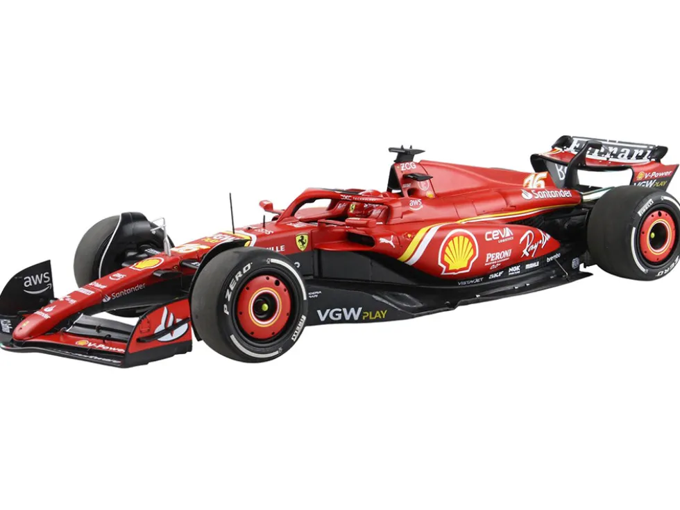 Ferrari SF-24 #16 Charles Leclerc 2nd Place Formula One F1 "Australian GP" (2024) Limited Edition to 140 pieces Worldwide 1/18 Diecast Model Car by BBR