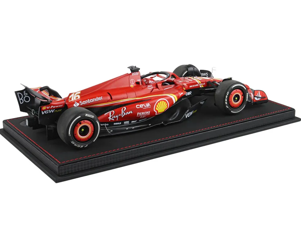 Ferrari SF-24 #16 Charles Leclerc 2nd Place Formula One F1 "Australian GP" (2024) Limited Edition to 140 pieces Worldwide 1/18 Diecast Model Car by BBR