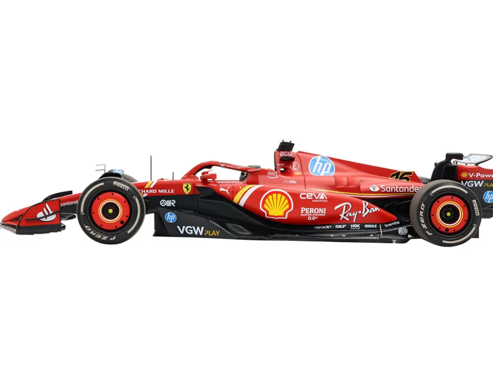 Ferrari SF-24 #16 Charles Leclerc Winner Formula One F1 "Italian GP" (2024) Limited Edition to 350 pieces Worldwide 1/18 Diecast Model Car by BBR