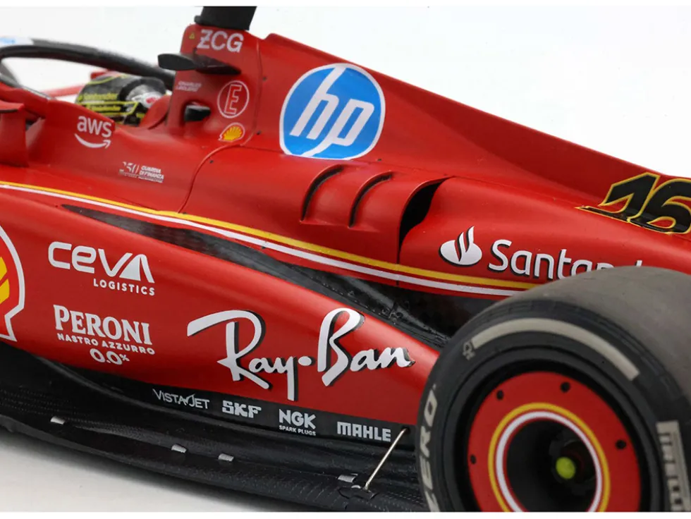 Ferrari SF-24 #16 Charles Leclerc Winner Formula One F1 "Italian GP" (2024) Limited Edition to 350 pieces Worldwide 1/18 Diecast Model Car by BBR