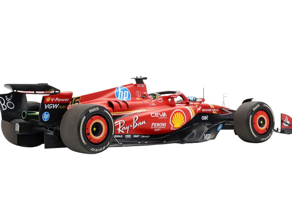 Ferrari SF-24 #16 Charles Leclerc Winner Formula One F1 "Italian GP" (2024) Limited Edition to 350 pieces Worldwide 1/18 Diecast Model Car by BBR