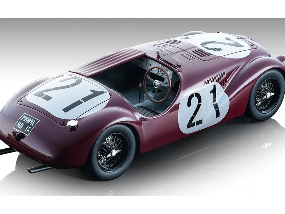 Ferrari 159S #21 Franco Cortese 2nd Place "12 Hours of Pescara" (1947) "Mythos Series" Limited Edition to 60 pieces Worldwide 1/18 Model Car by Tecnomodel