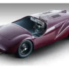 Ferrari 159S Rosso Mugello Red "Press Officine" (1947) "Mythos Series" Limited Edition to 45 pieces Worldwide 1/18 Model Car by Tecnomodel