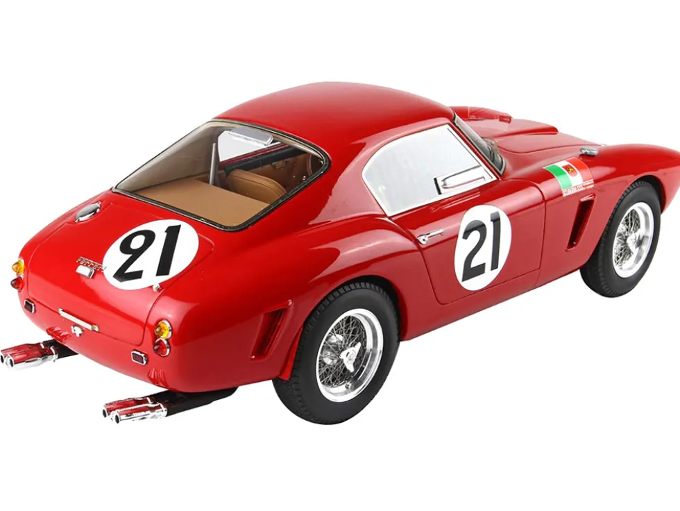 Ferrari 250 SWB #21 "Beurlys" (Jean Blaton) - Lucien Bianchi "24 Hours of Le Mans" (1960) with DISPLAY CASE Limited Edition to 200 pieces Worldwide 1/18 Model Car by BBR