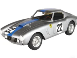 Ferrari 250 SWB #22 Elde Pierre Noblet 24 Hours of Le Mans 1960 with DISPLAY CASE Limited Edition to 96 pieces Worldwide 1/18 Model Car BBR BBR1861G