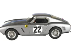 Ferrari 250 SWB #22 Elde Pierre Noblet 24 Hours of Le Mans 1960 with DISPLAY CASE Limited Edition to 96 pieces Worldwide 1/18 Model Car BBR BBR1861G