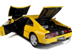 1989 Ferrari 348 TB Yellow Elite Edition 1/18 Diecast Car Model Hot Wheels V7437