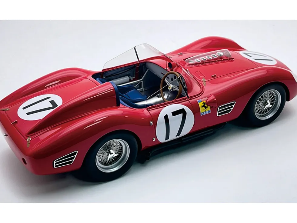 Ferrari 250 TR59-60 #17 Pedro Rodriguez - Ricardo Rodriguez "NART" 3rd Place "12 Hours of Sebring" (1961) "Mythos Series" with Display Case Limited Edition to 55 pieces Worldwide 1/18 Model Car by Tecnomodel