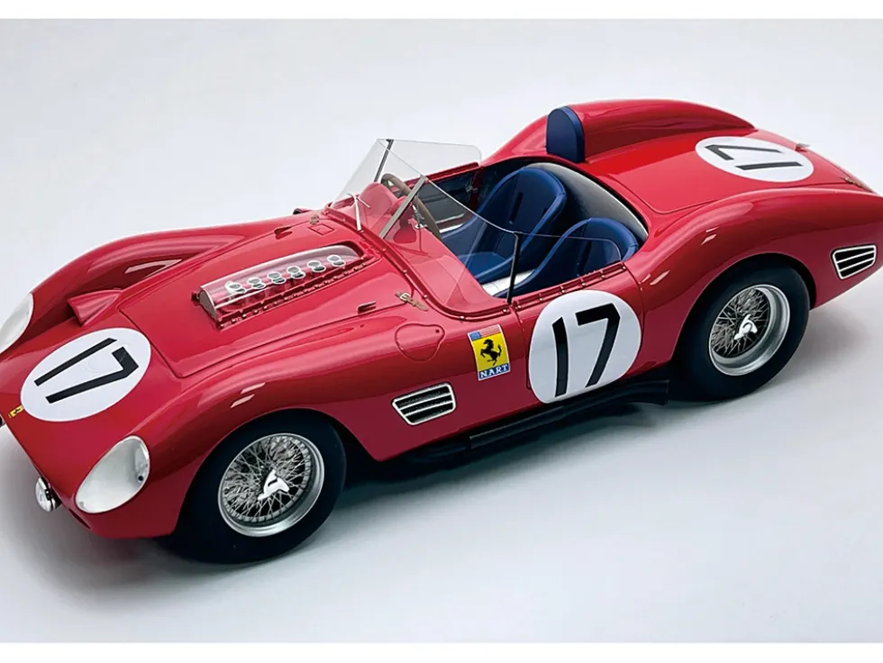 Ferrari 250 TR59-60 #17 Pedro Rodriguez - Ricardo Rodriguez "NART" 3rd Place "12 Hours of Sebring" (1961) "Mythos Series" with Display Case Limited Edition to 55 pieces Worldwide 1/18 Model Car by Tecnomodel