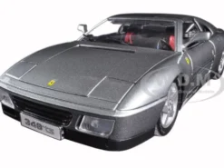 Ferrari 348 TS Grey 1/18 Diecast Model Car Bburago 16006