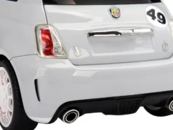 Fiat 500 Abarth Assetto Corse Presentation Gray 1/18 Model Car Top Speed TS0433