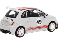 Fiat 500 Abarth Assetto Corse Presentation Gray 1/18 Model Car Top Speed TS0433