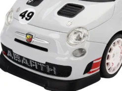 Fiat 500 Abarth Assetto Corse Presentation Gray 1/18 Model Car Top Speed TS0433
