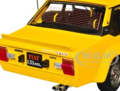 1980 Fiat 131 Abarth Yellow 1/18 Diecast Model Car by Solido