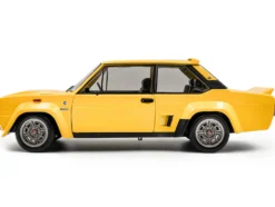 1980 Fiat 131 Abarth Yellow 1/18 Diecast Model Car by Solido