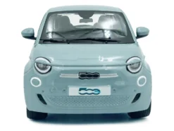 2023 Fiat 500e Light Blue 1/24 Diecast Model Car by Bburago