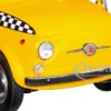 1965 Fiat 500 L NYC Taxi New York City Yellow 1/18 Diecast Model Car Solido S1801407